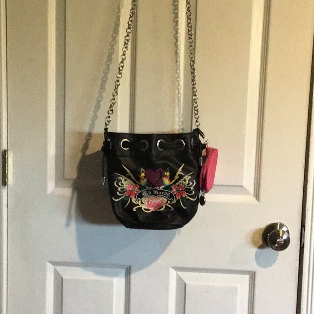 Ed hardy bucket bag